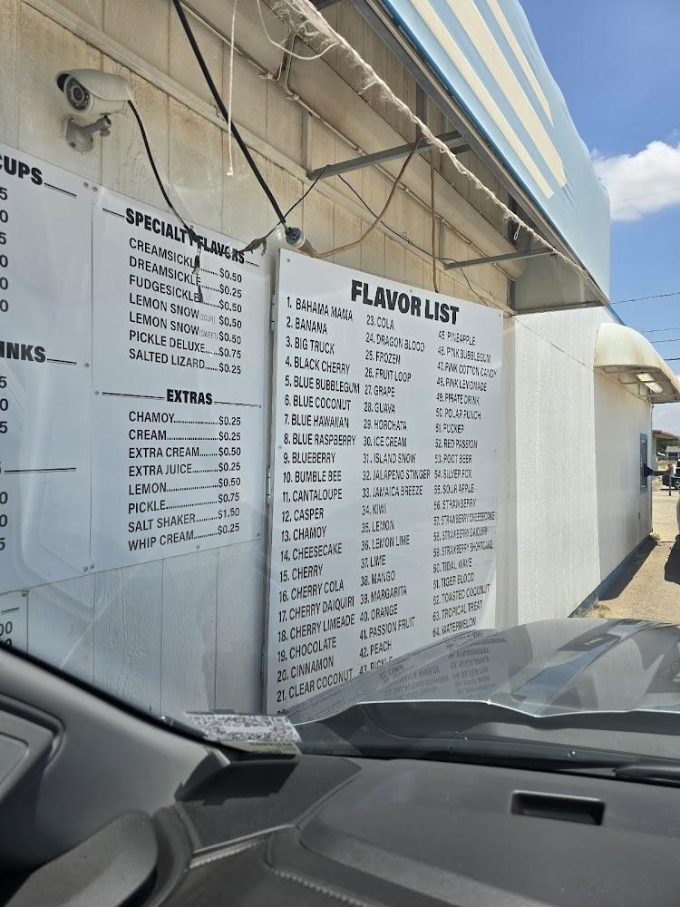 Big A Shaved Ice Menu image 1